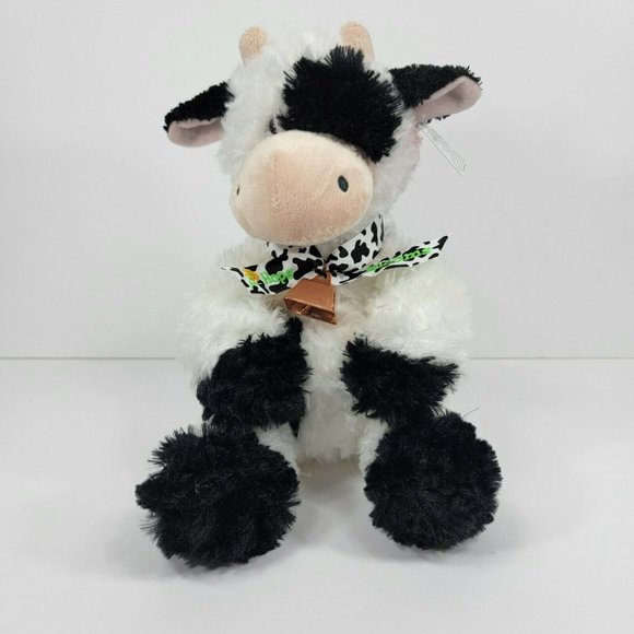 Aurora Other - Aurora Tubbie Wubbies Dairy Cow Plush Black White Spotted Farm Animal Toy